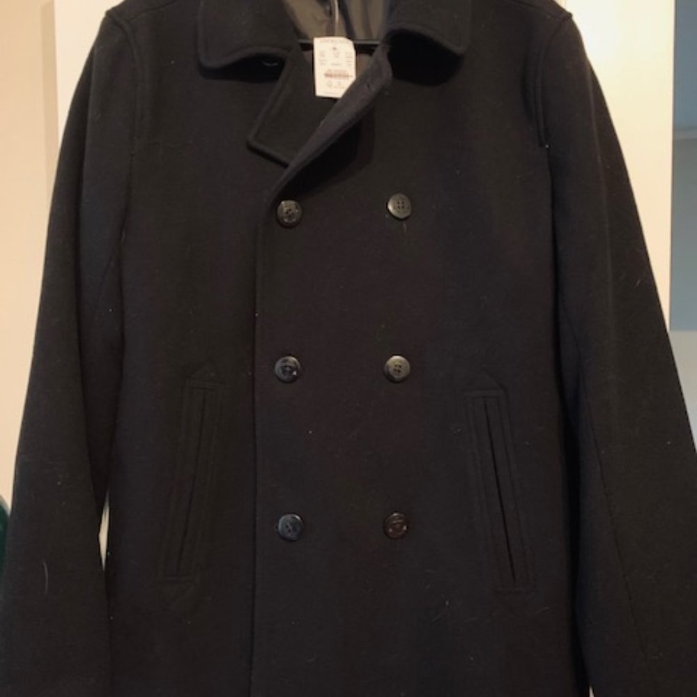 JCrew Boys Peacoat, NWT, Black Size 16, J4209